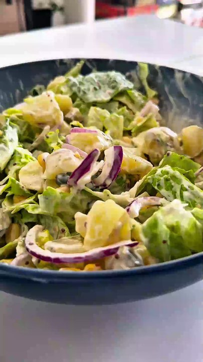 🥔 BREF, J’AIME MANGÉ UNE SALADE DE POMMES DE TERRE GOURMANDE ET CRÉMEUSE 🥗💛