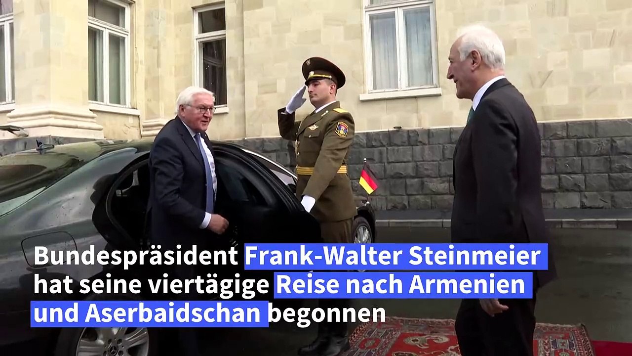 Steinmeier besucht Armenien und Aserbaidschan