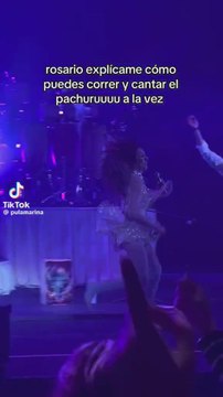 Aclaman la capacidad de Rosario Flores para cantar y correr a la vez: Nadie lo hace como ella
