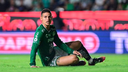 James Rodríguez sale molesto y sin despedirse de nadie luego de la derrota de León contra Pumas