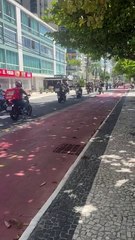 Manifestação motoboys em BC