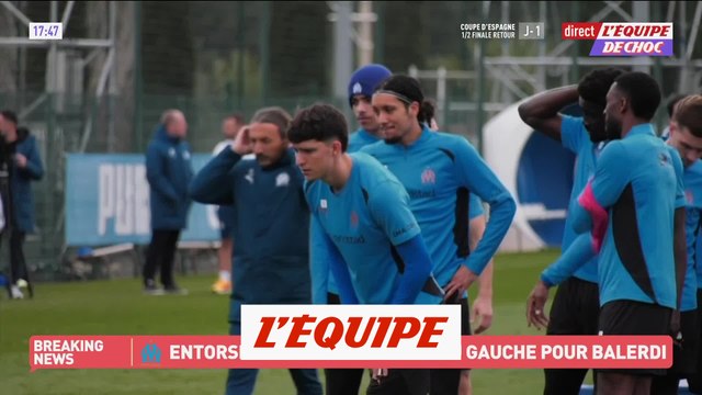 Entorse confirmée pour Balerdi, absent plusieurs semaines - Foot - L1 - OM