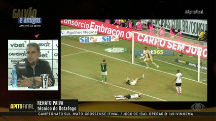 Neto fala em 'choro' de Abel em coletiva após Palmeiras 0x0 Botafogo