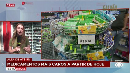 Reajuste de medicamentos começa a valer a partir desta segunda (31)