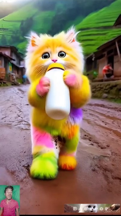 Funny cat dance short