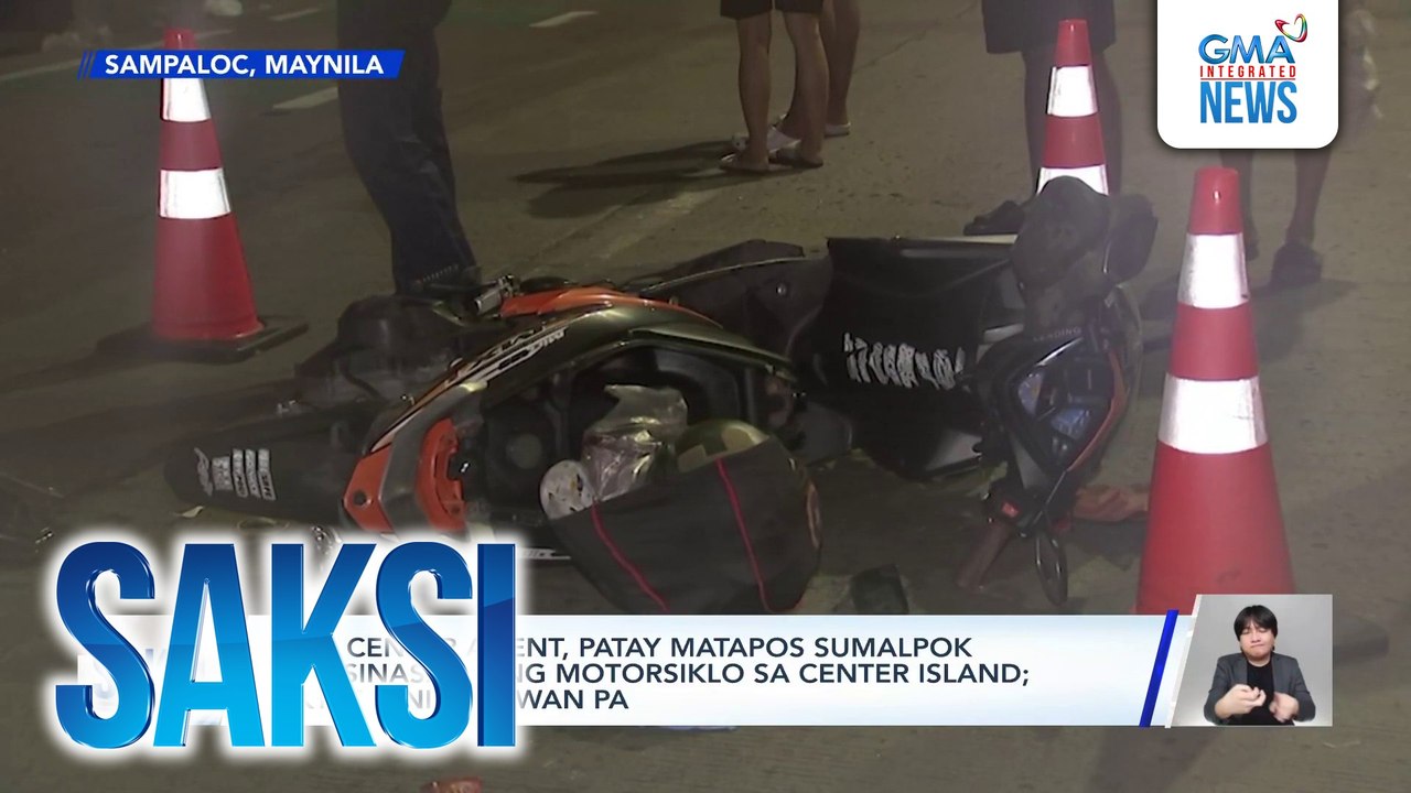 Call center agent, patay matapos sumalpok ang sinasakyang motorsiklo sa center island; biktima, ninakawan pa | Saksi