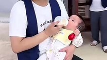 best trick to feed a baby if mommy is not at home.. must #watch