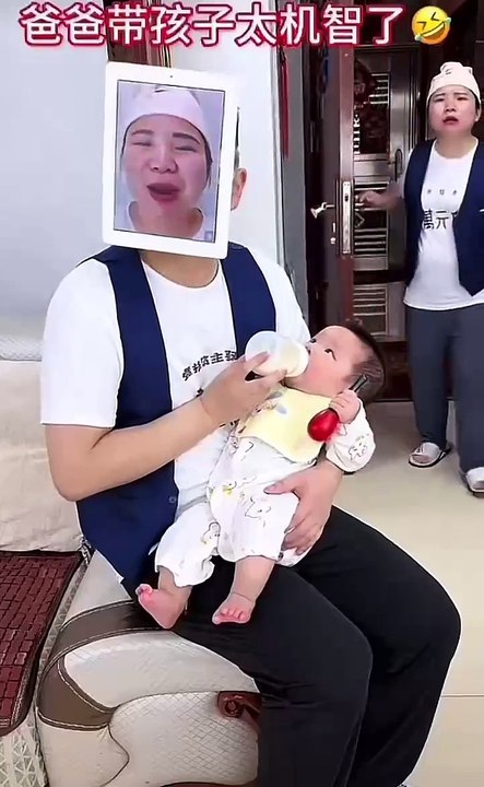 best trick to feed a baby if mommy is not at home.. must #watch