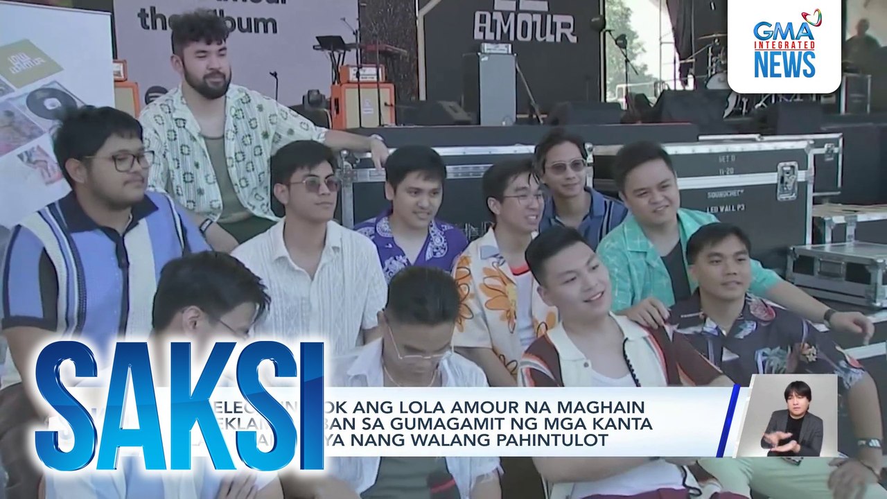 COMELEC, hinimok ang Lola Amour na maghain ng reklamo laban sa gumagamit ng mga kanta nila sa kampanya nang walang pahintulot | Saksi