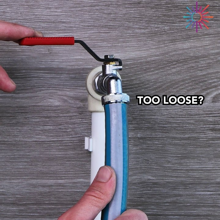 How to fix a loose hose in seconds 🔧
