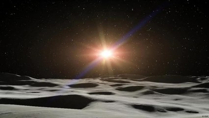 ما تأثير أشعة الشمس على القمر؟