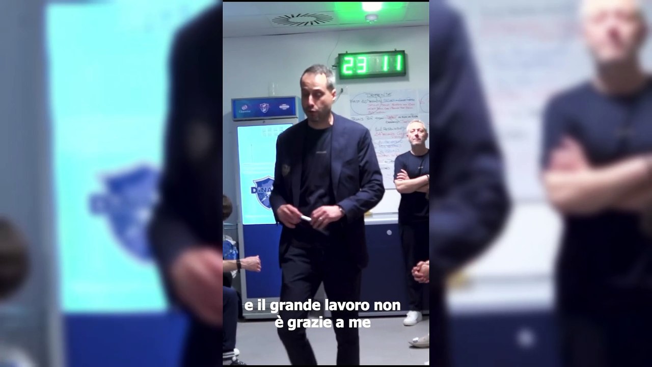 Dinamo, il discorso di coach Bulleri dopo la vittoria è emozionante