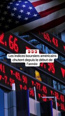 🚨 Les indices boursiers chutent aux États-Unis