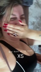 La lucha de Wanda Nara por las prendas XS