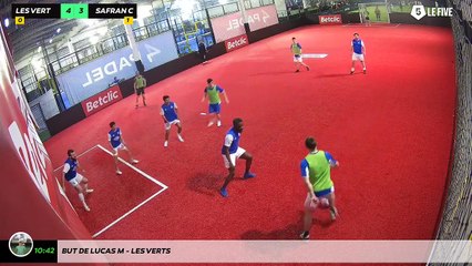 But de Lucas M - Les Verts