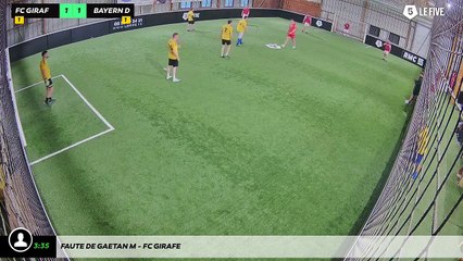 Faute de Gaetan M - Fc Girafe