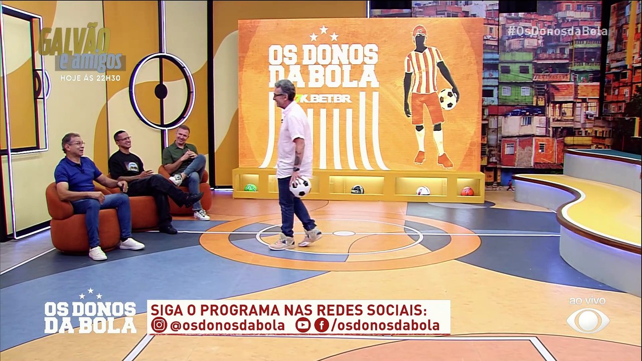 Neto projeta Galvão Bueno no Donos: ‘Trinta minutos sem falar’