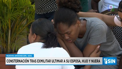 Desolación y tristeza tras exmilitar ultimar a su esposa, hijo y nuera | Primera Emisión SIN