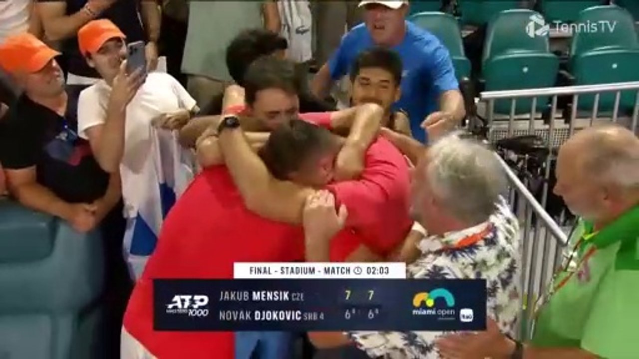 Novak Djokovic vs Jakub Mensik por el título | Resumen de la final de Miami 2025