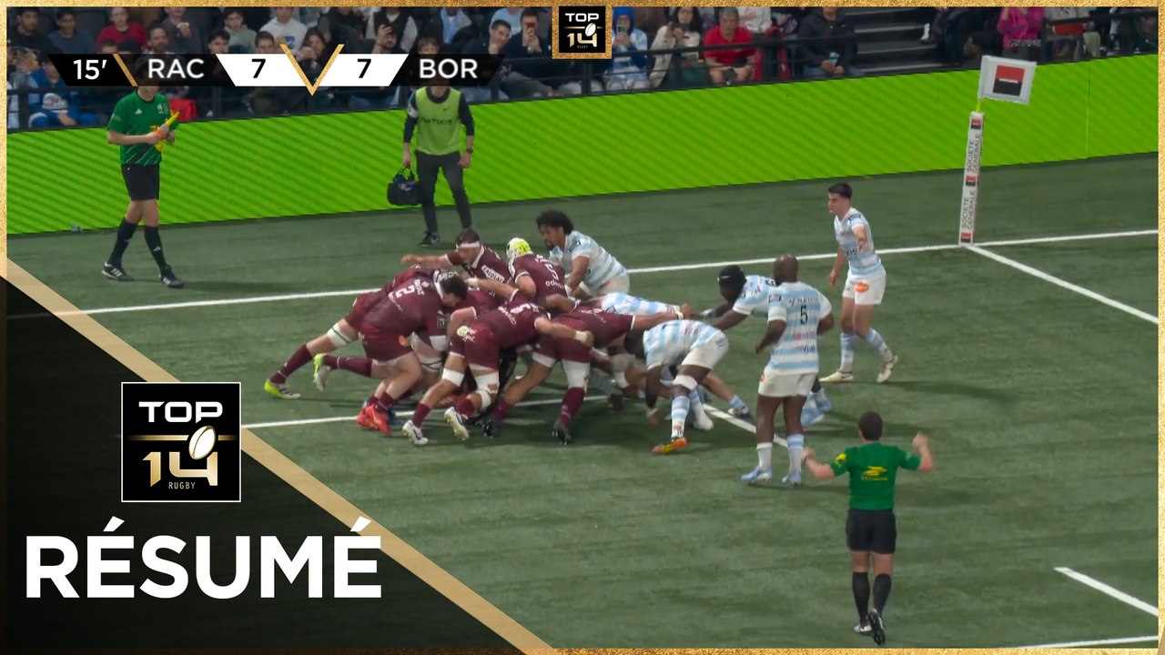 TOP 14 Saison 2024-2025 J20 - Résumé Racing 92 - Union Bordeaux-Bègles