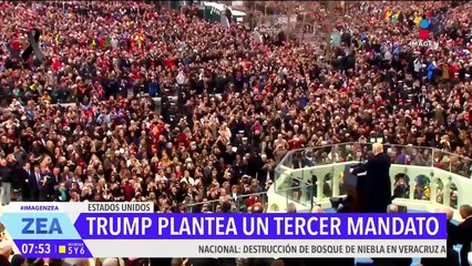 Donald Trump no descarta buscar un tercer mandato