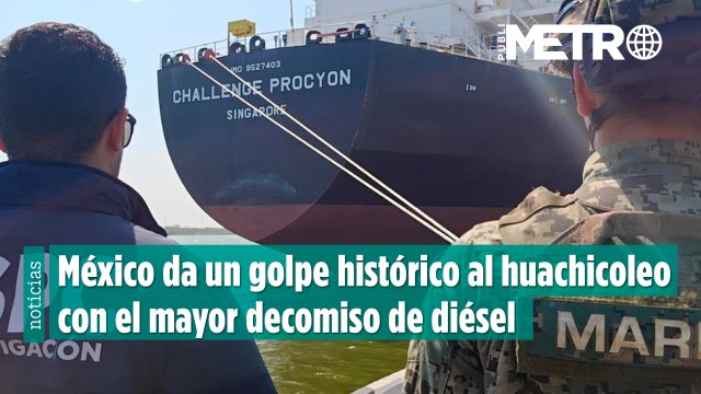 Histórico golpe al huachicoleo: aseguran 10 millones de litros de diésel
