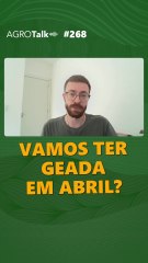 Vamos ter geada em Abril?