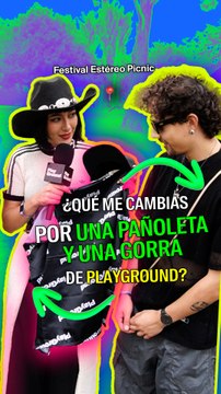 ¿Qué nos cambiarías por una pañoleta y una gorra de PlayGround?