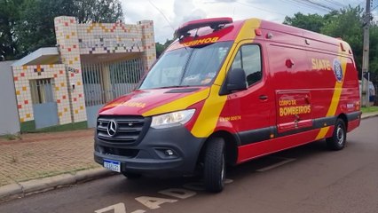 Criança é socorrida pelo Siate na Rua Copacabana