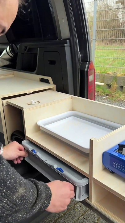 VW Caddy Maxi #Camping-Modul-Box