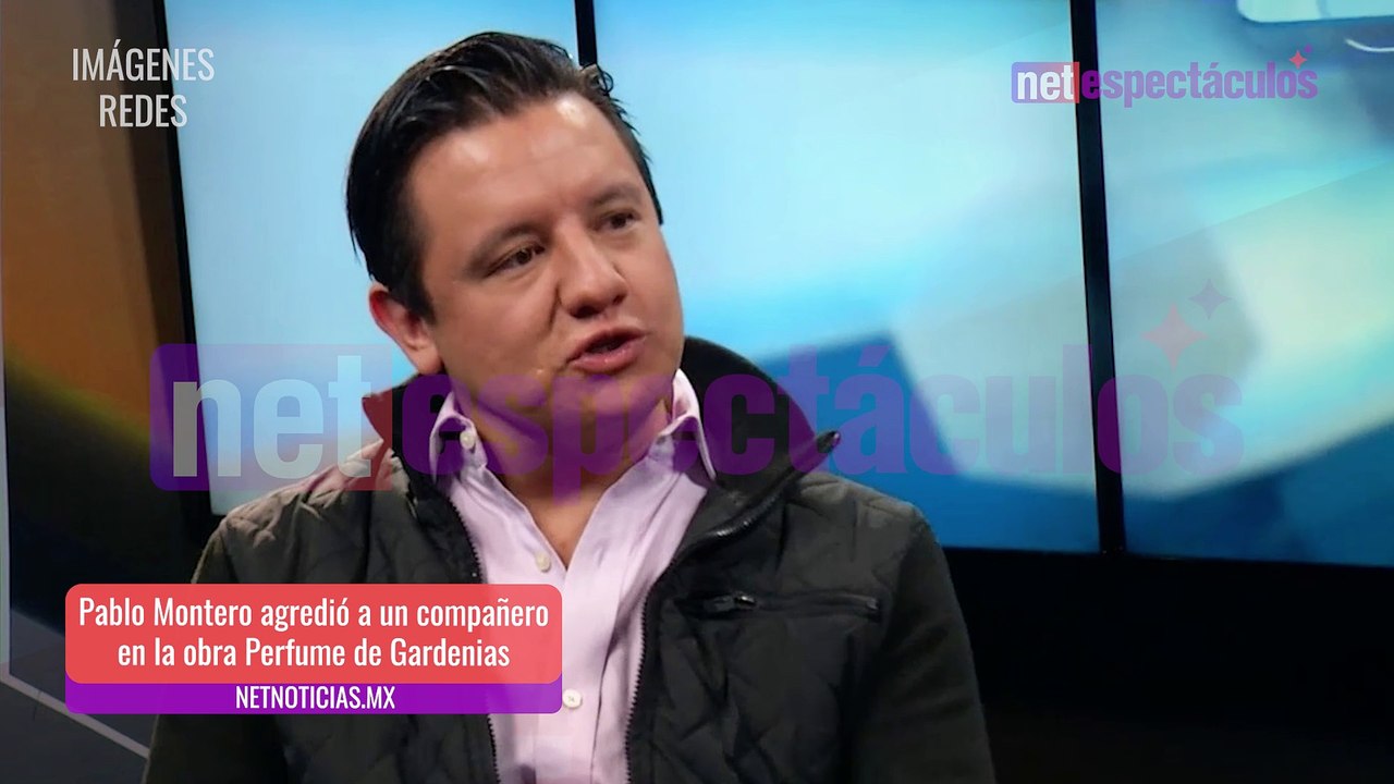 Pablo Montero agrede a un compañero en la obra Perfume de Gardenias