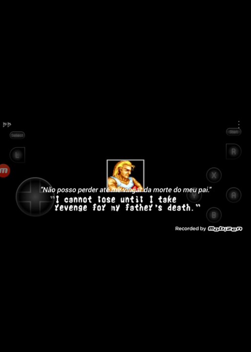 Fatal Fury Andy Bogard vs Raiden fala de vitória do Andy Bogard em português