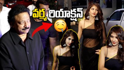 హీరోయిన్ ని చూడగానే వర్మ రియాక్షన్ చూడండి Saree Movie Press Meet | RGV | Giri Krishna  | Aaradhya