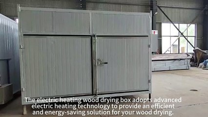 The electric heating wood drying box