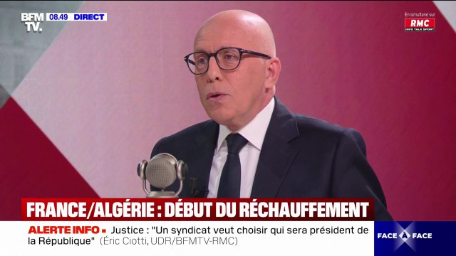 Relations France/Algérie: pour Éric Ciotti, Bruno Retailleau subit une humiliation