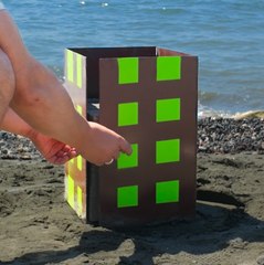 Bricks making with a real-life Minecraft tool 🧱