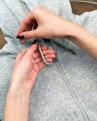 A fun twist for hoodie strings