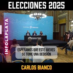 Que avance en ese sentido y lo resuelva en la sesión de este jueves.