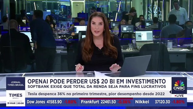 OpenAI pode perder US$ 20 bilhões do SoftBank | CNBC BREAKING