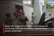 Autor de duplo feminicídio em Cajazeiras corre para não ser linchado; viatura teve janela quebrada
