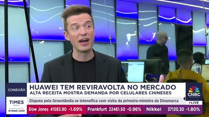 Receita da Huawei chega perto de recorde com alta dos smartphones na China; Arthur Igreja explica