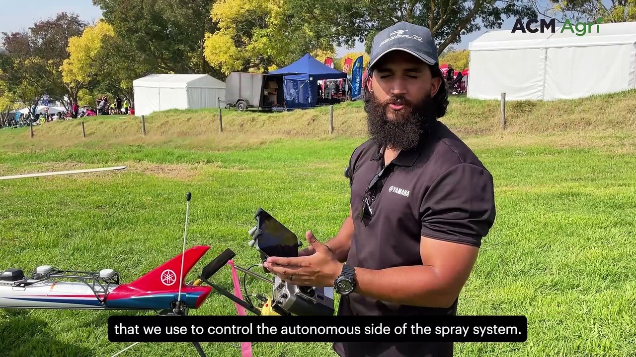 Unmanned helicopter's ag potential demonstrated at Farm World