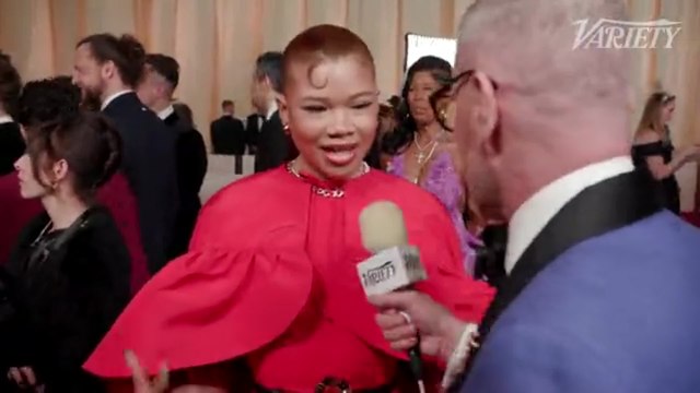 Storm Reid interview at Vanity Fair's Oscars party