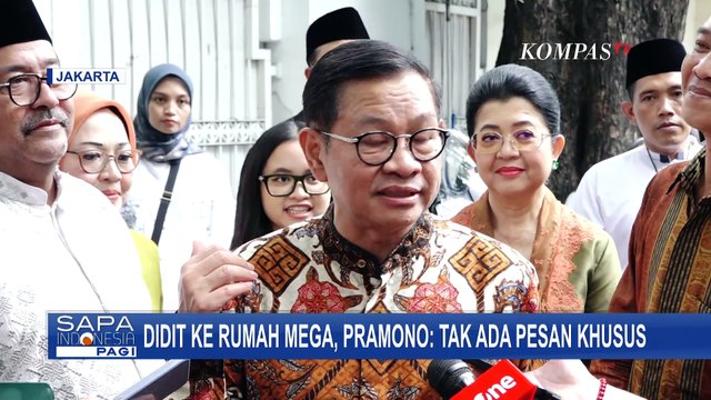 Momen Didit Putra Prabowo Berlebaran di Rumah Megawati dan Jokowi