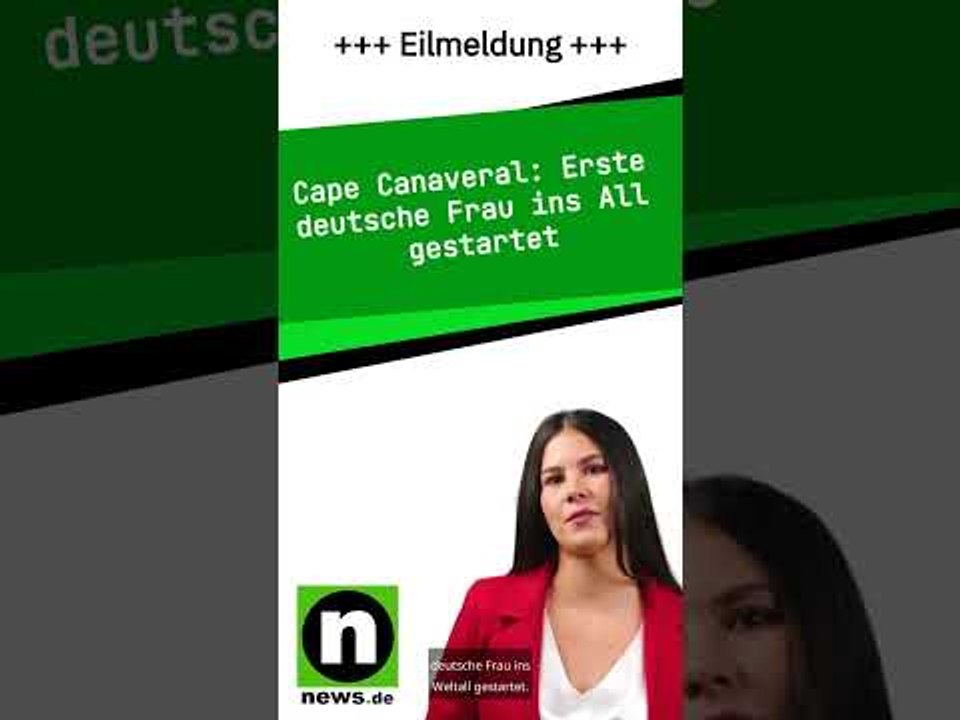 Erste deutsche Frau ins All gestartet