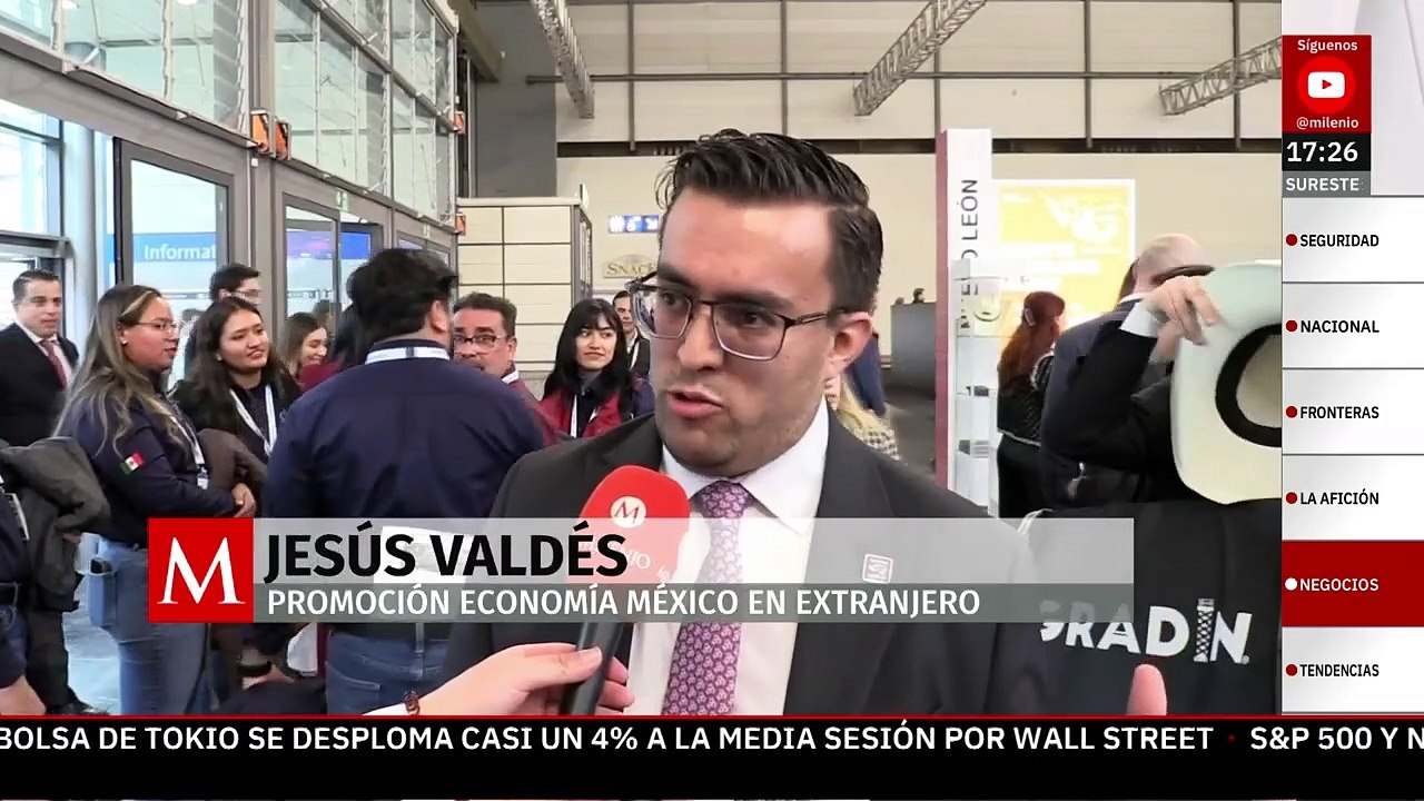Inauguran Pabellón México en la feria Hannover Messe 2025 en Alemania
