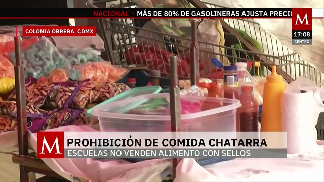 Prohibición de comida chatarra en la CdMx; escuelas no venden alimentos con sellos
