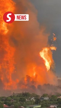 Massive inferno breaks out in Putra Heights