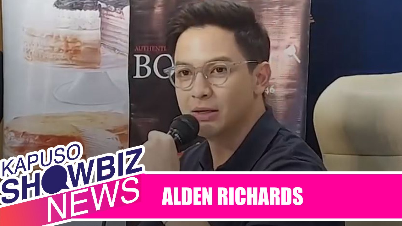 Kapuso Showbiz News: Alden Richards, nag-enjoy sa pagrampa sa 'Body of Work' fashion show