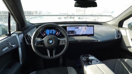 BMW iX xDrive60 Interior Design in Frozen Pure Grey
